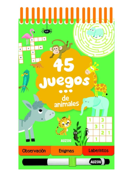 45 Juegos reutilizables Animales