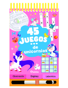 45 Juegos reutilizables Unicornios