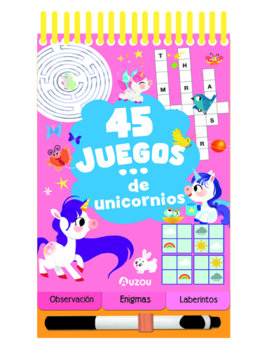 45 Juegos reutilizables Unicornios