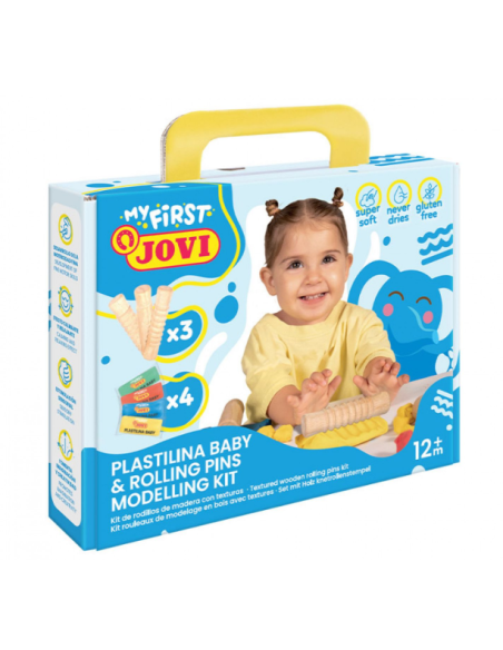 Mi primer kit de modelaje con rodillos de madera