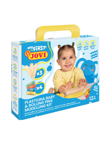 Mi primer kit de modelaje con rodillos de madera