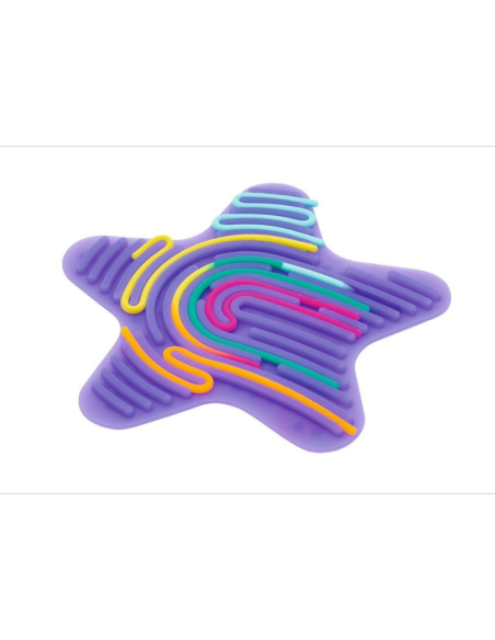 Estrella sensorial Happy Day con cordones de silicona