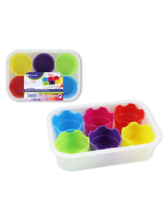 Bandejas sensoriales con botes mezcladores