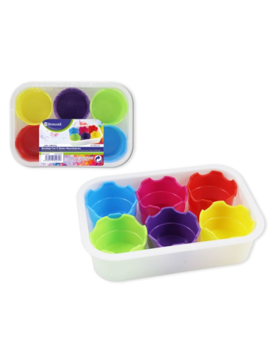 Bandejas sensoriales con botes mezcladores