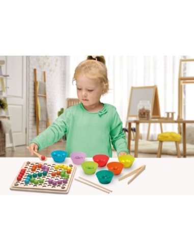 Beads & Clip - juego de clasificación y motricidad