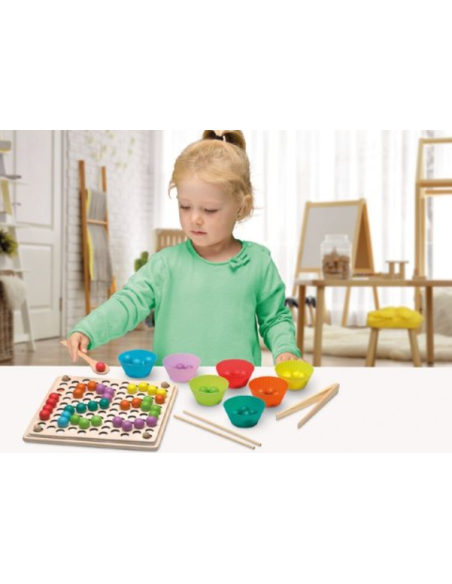 Beads & Clip - juego de clasificación y motricidad