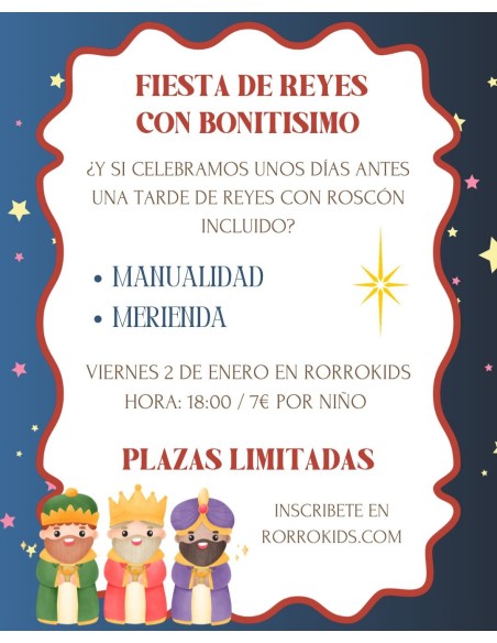 Taller de Reyes Magos con Bonitisimo
