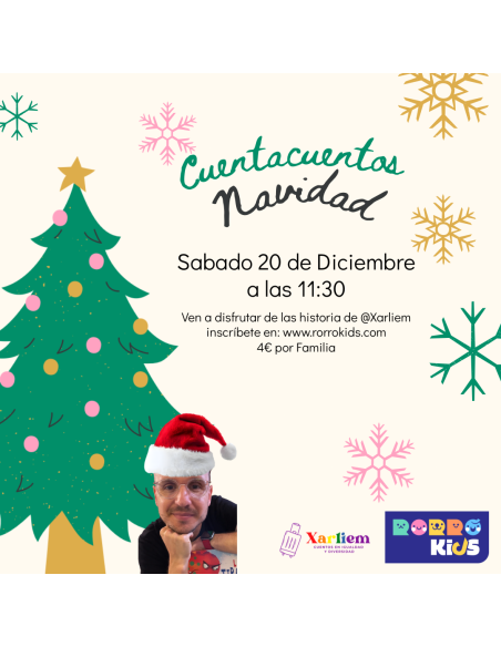 Cuentacuentos Navideño con @Xarliem