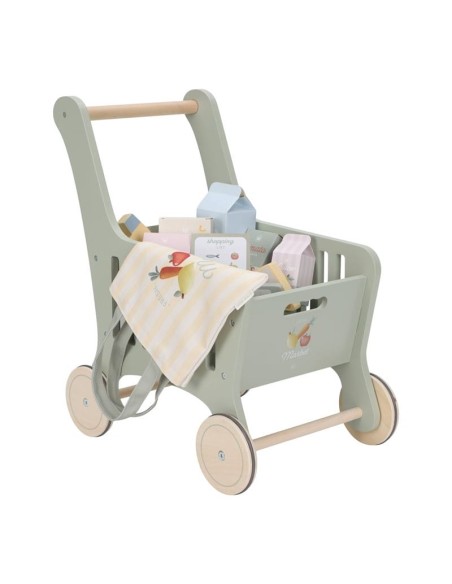 Carrito de Compra Madera Little Dutch