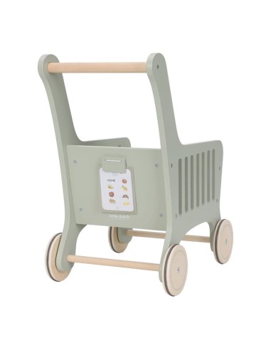 Carrito de Compra Madera Little Dutch