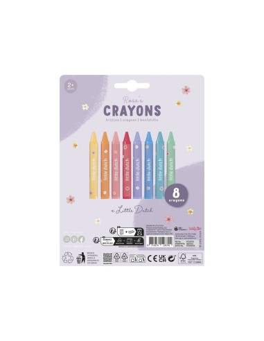 Crayones de Cera Rosa