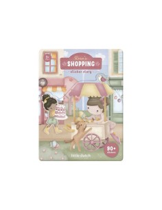 Libro de Pegatinas Reutilizables Rosa y sus Amigos Little Dutch