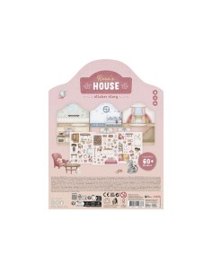 Pegatinas Reutilizables House Rosa Little Dutch 2