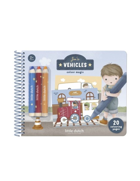 Libro Mágico Vehículos con Jim Little Dutch