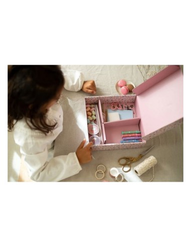 Caja de Creatividad Grande Rosa Little Dutch