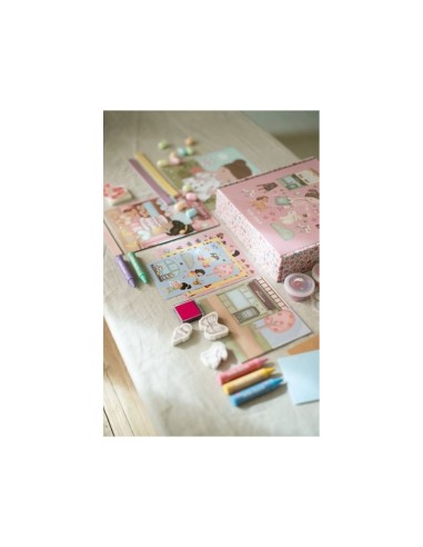 Caja de Creatividad Grande Rosa Little Dutch