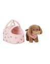 Perrito de Peluche Jackie con Bolsa de Transporte Little Dutch