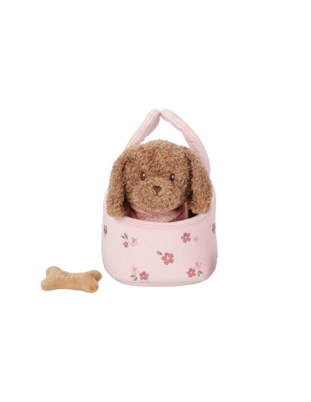 Perrito de Peluche Jackie con Bolsa de Transporte Little Dutch
