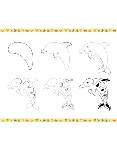 Step by step draw. - 20 modelos animales