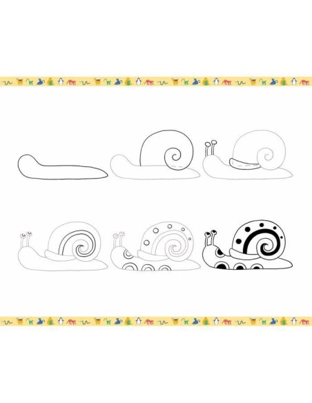 Step by step draw. - 20 modelos animales