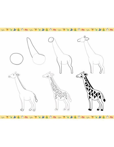 Step by step draw. - 20 modelos animales