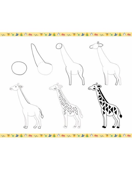 Step by step draw. - 20 modelos animales
