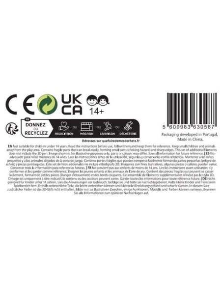 RECARGAS BOLIGRAFO 3D