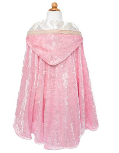 Capa de princesa rosa de lujo