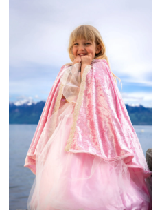 Capa de princesa rosa de lujo 2