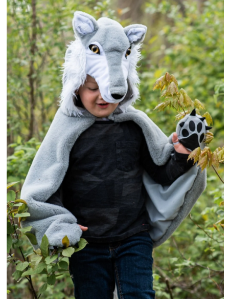 Capa lobo del bosque