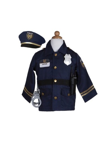Oficial de policía con accesorios