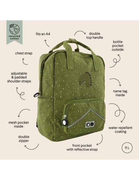 Mochila Trixie grande - Mr. Dino