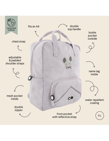 Mochila Trixie grande - Mrs. Mouse