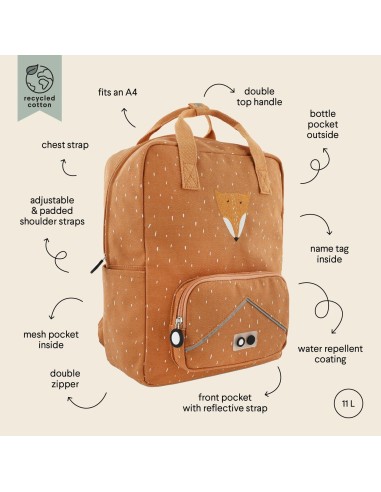 Mochila Trixie grande - Mr. Fox