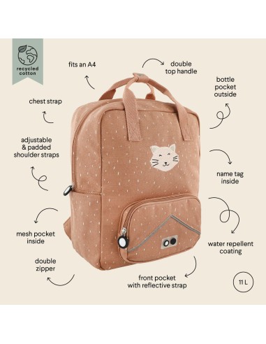 Mochila Trixie grande - Mrs. Cat