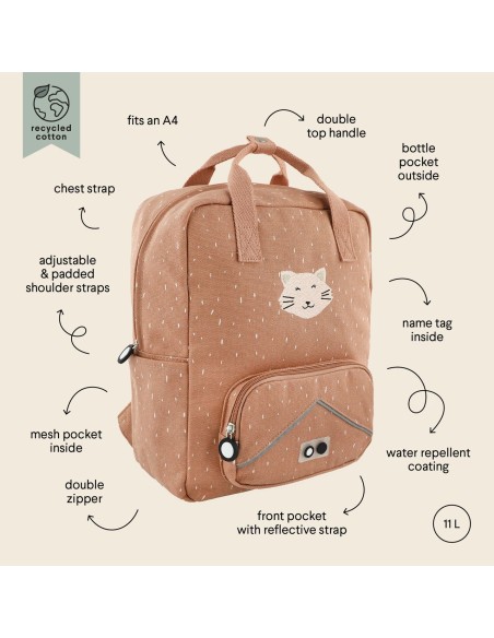 Mochila Trixie grande - Mrs. Cat