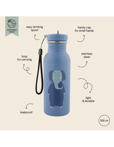 Botella Acero Trixie Elefante 500ml