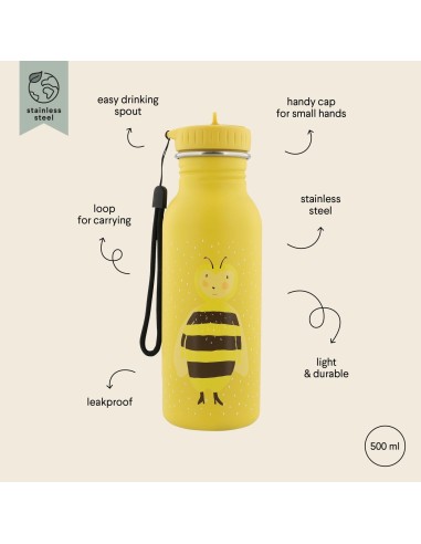 Botella Acero Trixie Abeja 500ml
