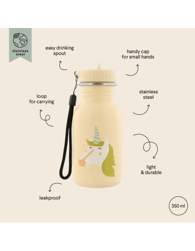 Botella Acero Trixie Unicornio 350ml