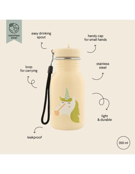 Botella Acero Trixie Unicornio 350ml