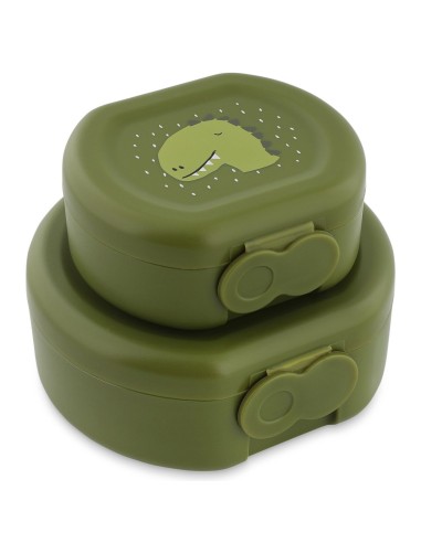 Snack box con Clip - 2 Uds. - Mr. Dino