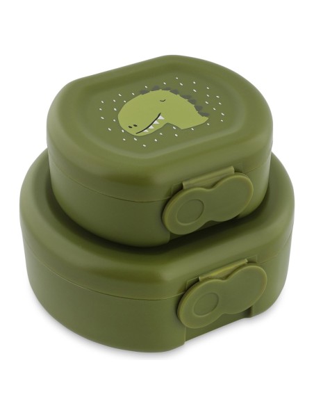 Snack box con Clip - 2 Uds. - Mr. Dino