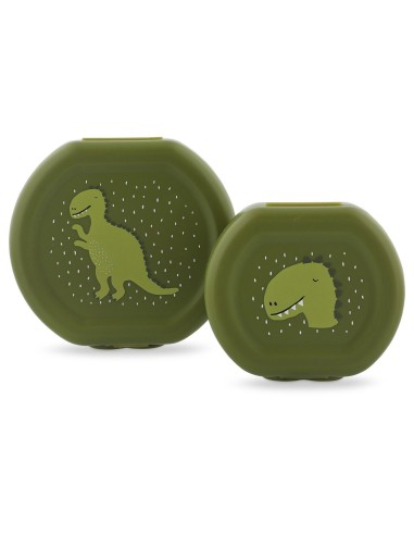 Snack box con Clip - 2 Uds. - Mr. Dino