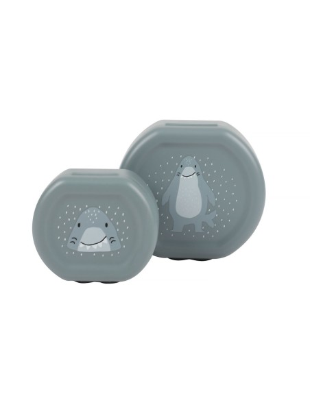 Snack box con Clip - 2 Uds. - Mr. Shark