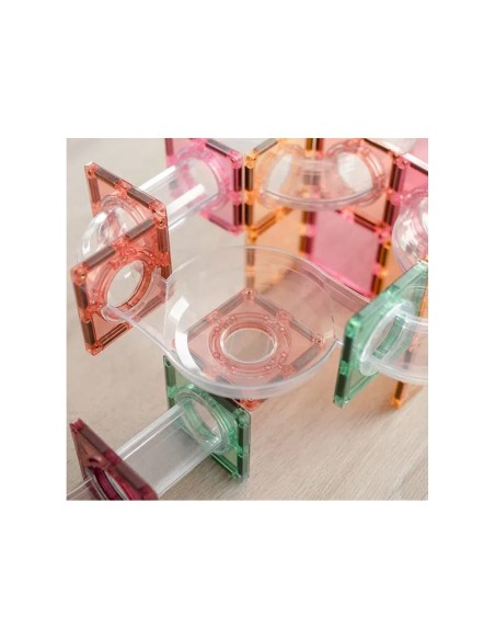 Pack Connetix Ball Run Tobogán 80 piezas