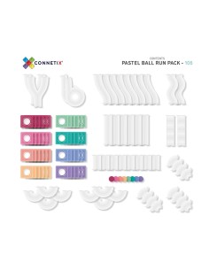 Construcción Connetix Tobogán Pastel 106 Piezas 2