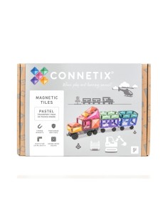 Construcción Connetix Transporte Pastel 50 Piezas