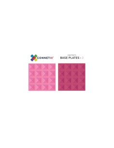 Pack Connetix Pastel Pink & Berry Base Plate 2 Piezas 2