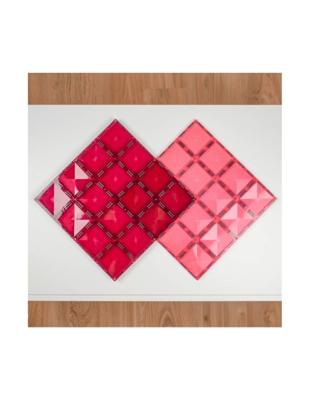 Pack Connetix Pastel Pink & Berry Base Plate 2 Piezas