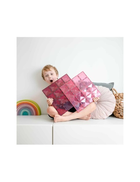 Pack Connetix Pastel Pink & Berry Base Plate 2 Piezas